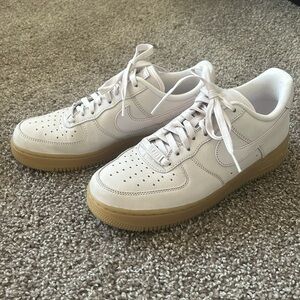 Nike women’s Air Force One shoes, light pink, size 9